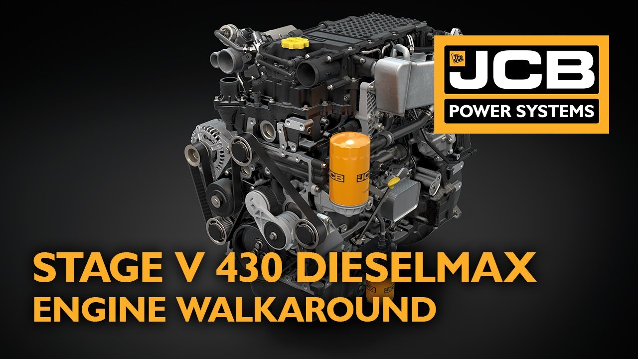 Двигатель JCB Stage V 430 Dieselmax, общий вид