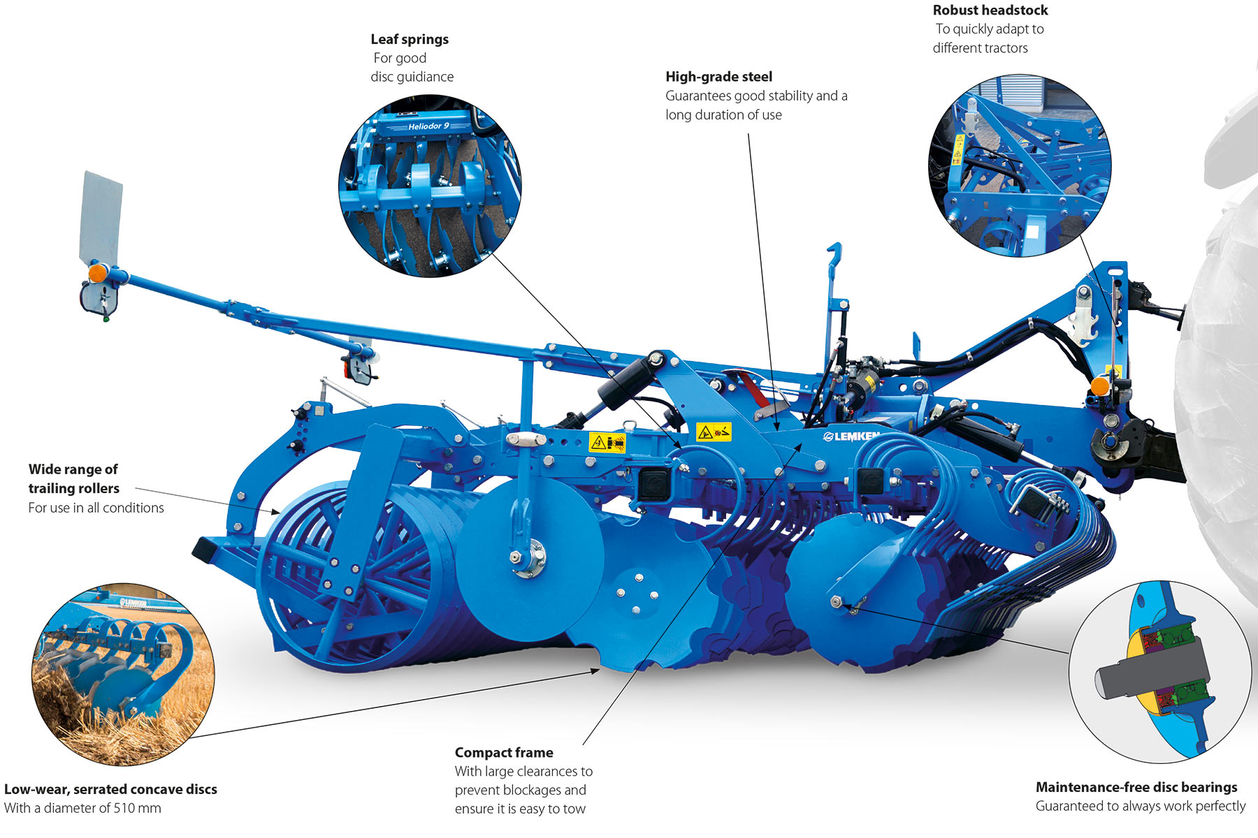 LEMKEN Heliodor — лёгкая дисковая борона