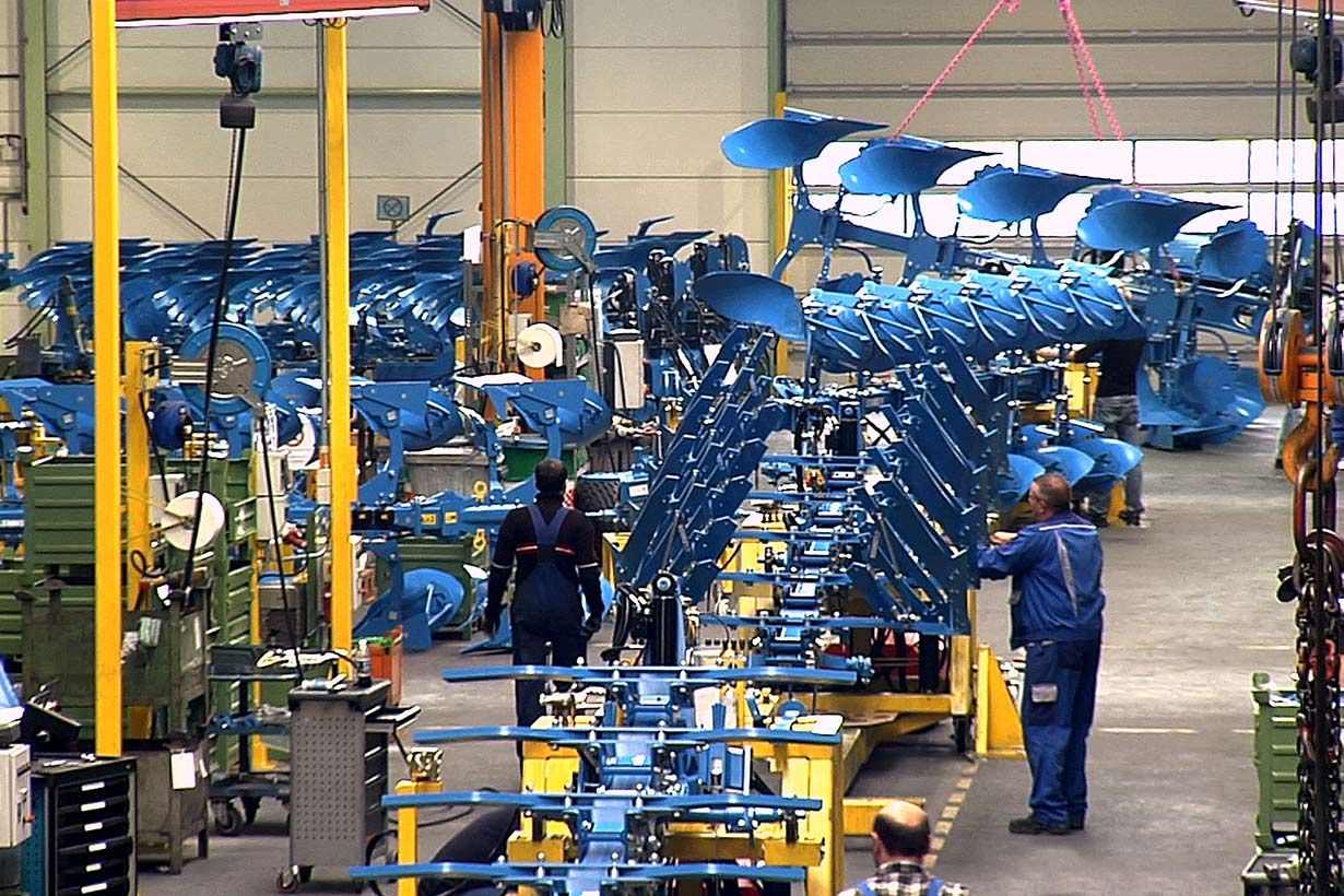 Завод LEMKEN в Альпене — сборочный цех